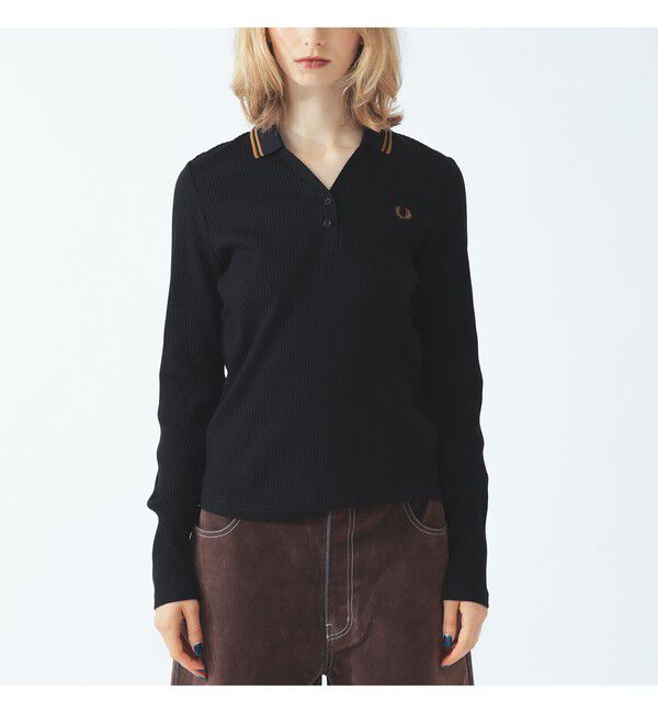 BEAMS SELECTION for WOMEN「【別注】FRED PERRY / リブ ポロシャツ」|ポロシャツ|