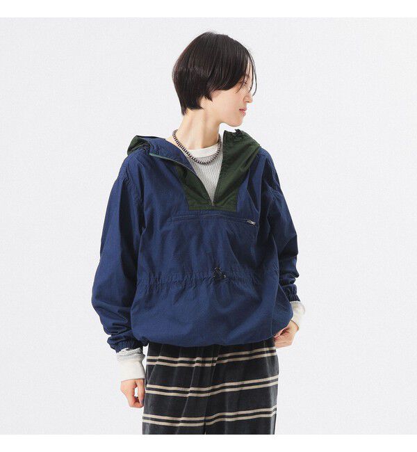 BEAMSBOY「ツートーン アノラック」|ブルゾン・スタジャン|NAVY