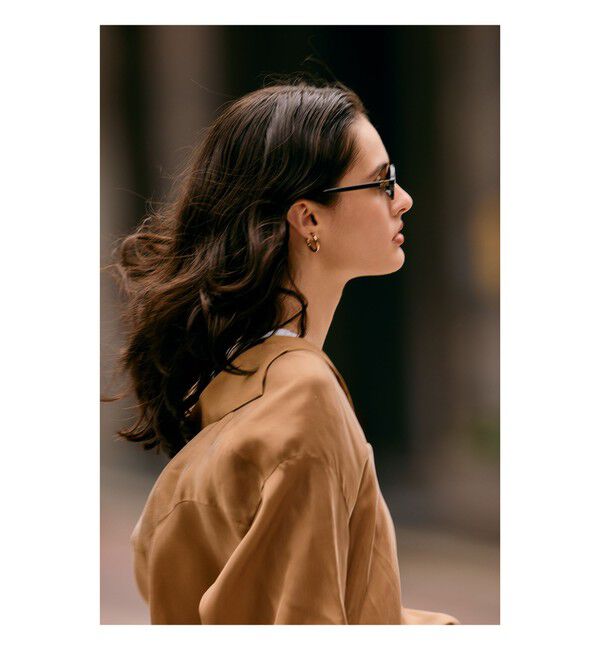 Demi-Luxe BEAMS 「【10/15 新規値下げ】キュプラ Vネック プルオーバーシャツ」|シャツ・ブラウス|