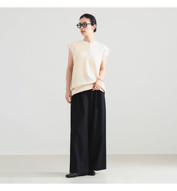 Demi-Luxe BEAMS 「裏毛 ハーフ ジップ プルオーバー」|Tシャツ・カットソー|
