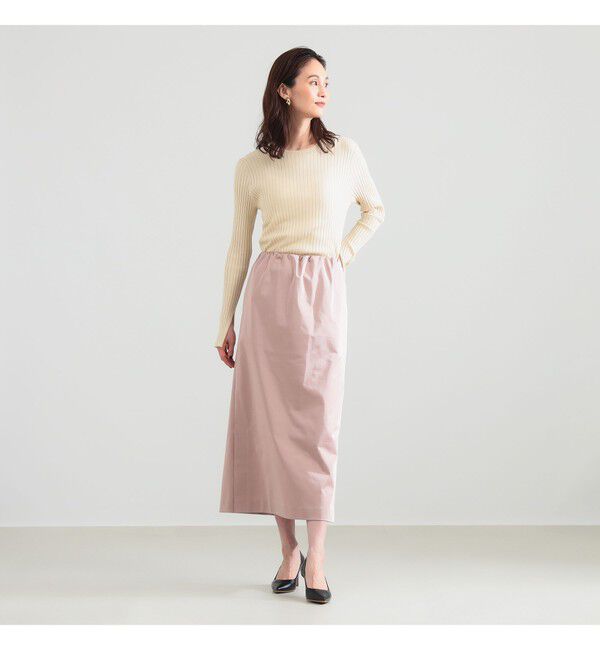 Demi-Luxe BEAMS 「【10/15 新規値下げ】サイドスリット サテン スカート」|スカート|