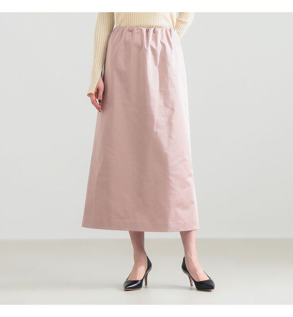 Demi-Luxe BEAMS 「【10/15 新規値下げ】サイドスリット サテン スカート」|スカート|