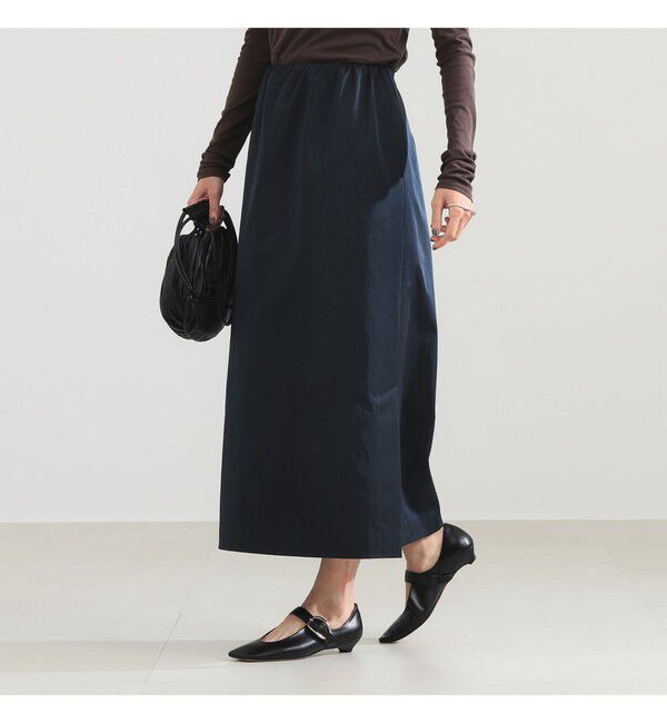 Demi-Luxe BEAMS 「【10/15 新規値下げ】サイドスリット サテン スカート」|スカート|
