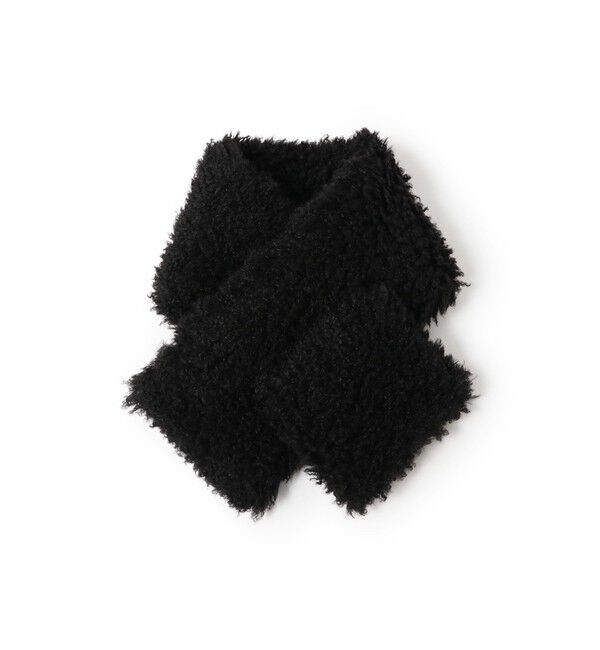 Ray BEAMS 「フェイクファー ティペット 2026」|マフラー|BLACK