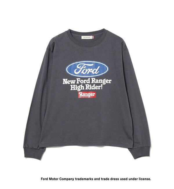 BEAMS SELECTION for WOMEN「【別注】GOOD ROCK SPEED &times; Ray BEAMS / Ford ロングスリーブ Tシャツ」|Tシャツ・カットソー|BLACK