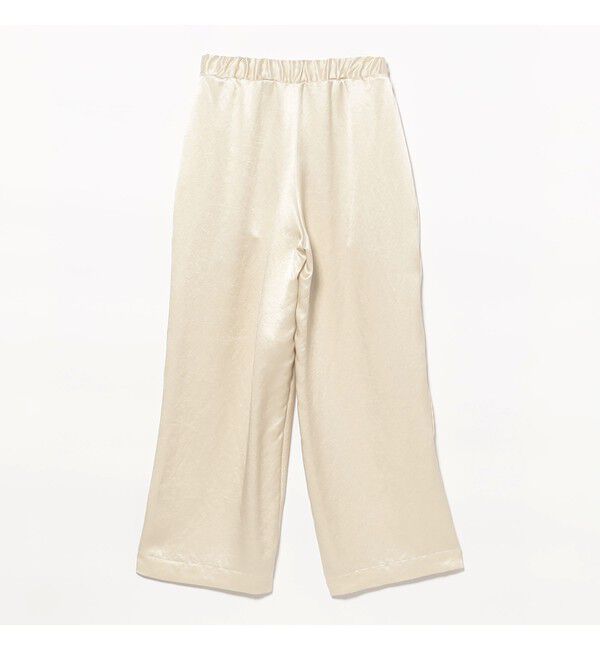 Demi-Luxe BEAMS 「【10/15 新規値下げ】アセテート バックサテン パンツ」|チノ|