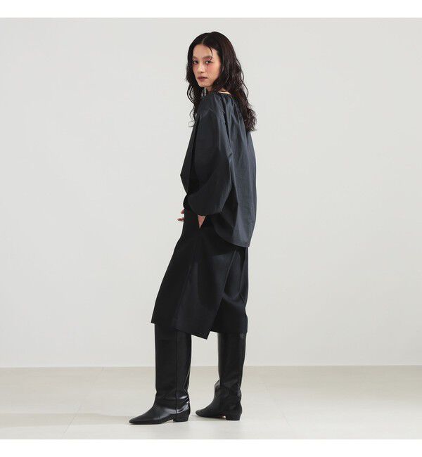 Demi-Luxe BEAMS 「【10/15 新規値下げ】レーススリーブ ギャザーブラウス」|シャツ・ブラウス|