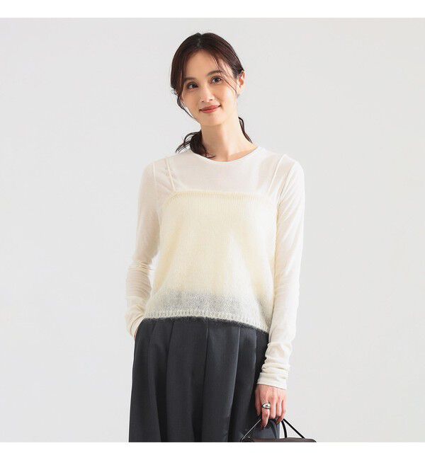Demi-Luxe BEAMS 「【10/15 新規値下げ】モヘヤ ニット キャミソール」|ニット・セーター|