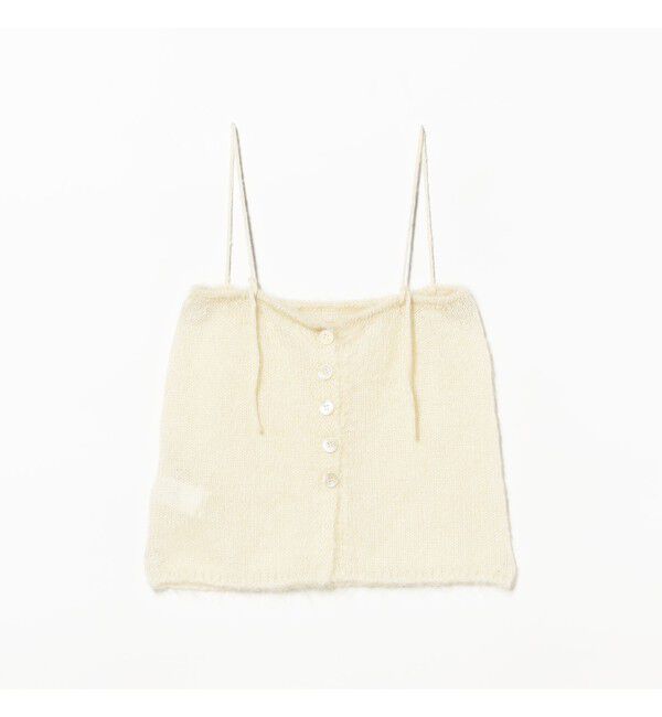 Demi-Luxe BEAMS 「【10/15 新規値下げ】モヘヤ ニット キャミソール」|ニット・セーター|