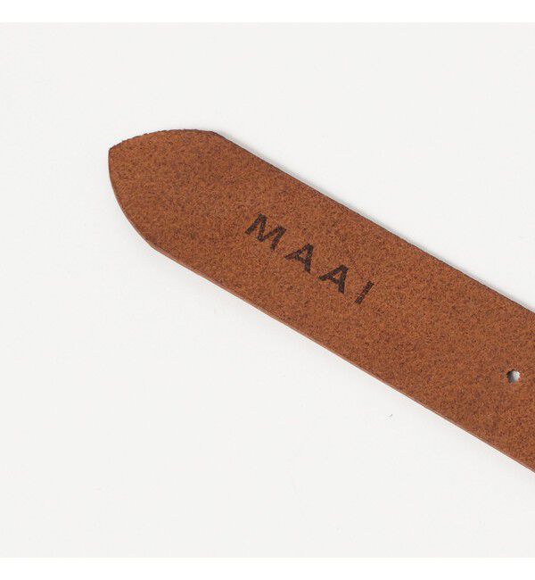 MAAI「Vintage Leather Belt」|ベルト|