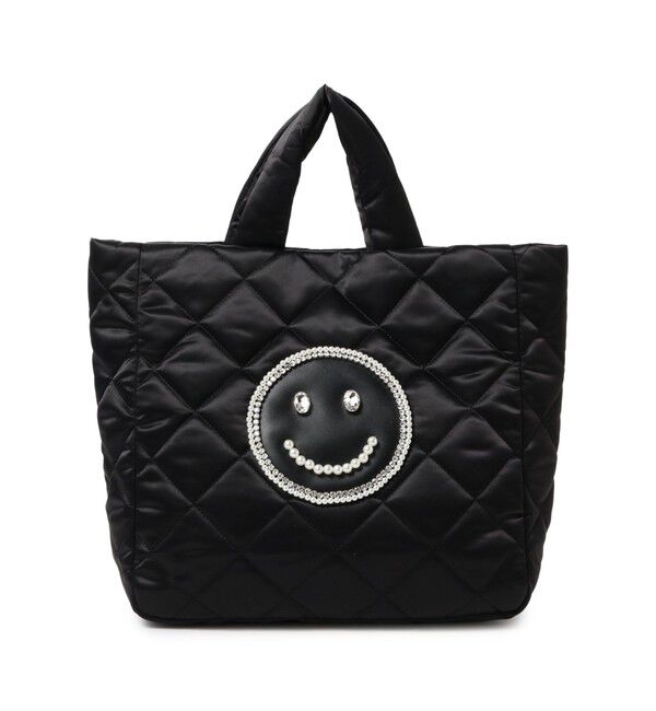 BEAMS SELECTION for WOMEN「ECODECO / ミリタリー キルト トートバッグ」|その他|BLACK