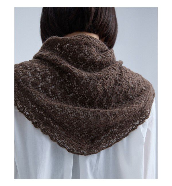 MAAI「Lace Knit Scarf」|ストール|