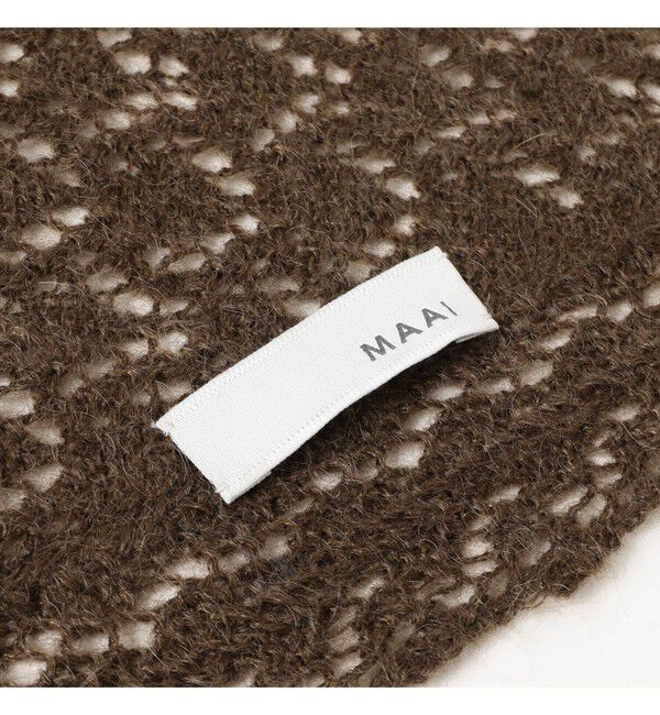 MAAI「Lace Knit Scarf」|ストール|
