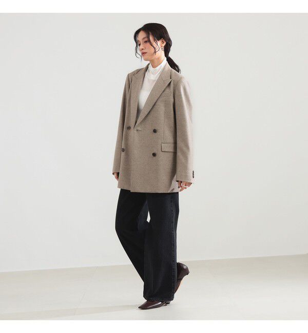 Demi-Luxe BEAMS 「ウールフラノ ダブルジャケット」|ダッフルコート|