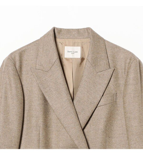Demi-Luxe BEAMS 「ウールフラノ ダブルジャケット」|ダッフルコート|