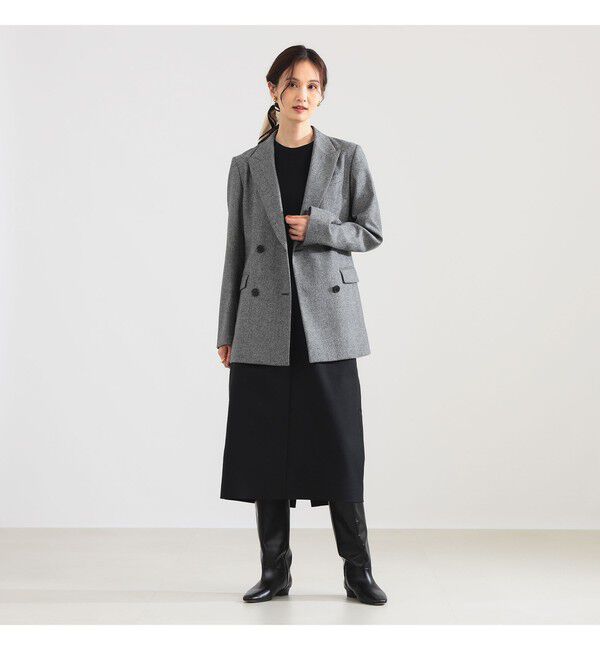 Demi-Luxe BEAMS 「ウールフラノ ダブルジャケット」|ダッフルコート|