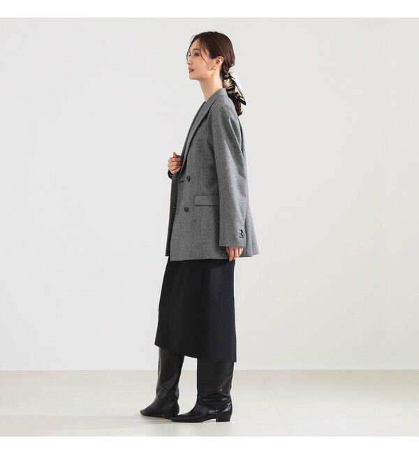 Demi-Luxe BEAMS 「ウールフラノ ダブルジャケット」|ダッフルコート|
