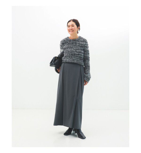 Demi-Luxe BEAMS 「2WAY メランジ ニット」|ニット・セーター|
