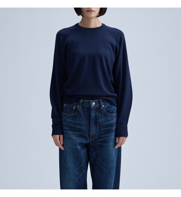 MAAI「Crew Neck Knit」|ニット・セーター|NAVY