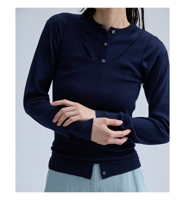 MAAI「Ensemble Knit」|ニット・セーター|NAVY