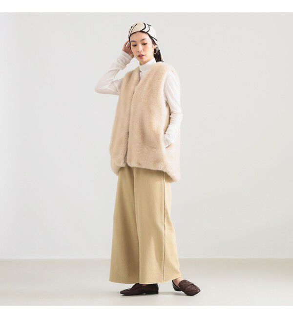 Demi-Luxe BEAMS 「ミンクライクファー ジレ」|ベスト・ジレ|