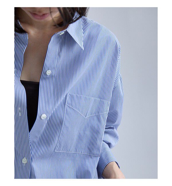MAAI「Oversized Shirt」|シャツ・ブラウス|BLUE STRIPE