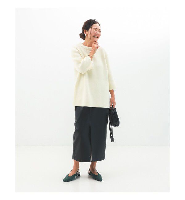 Demi-Luxe BEAMS 「クロップド スリーブ ニット .M」|ニット・セーター|