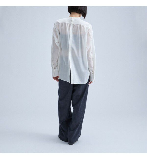 MAAI「Sheer Tucked Blouse」|シャツ・ブラウス|