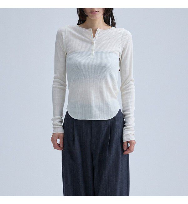 MAAI「Ribbed Henley Pullover」|Tシャツ・カットソー|