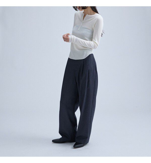 MAAI「Ribbed Henley Pullover」|Tシャツ・カットソー|