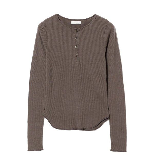 MAAI「Ribbed Henley Pullover」|Tシャツ・カットソー|