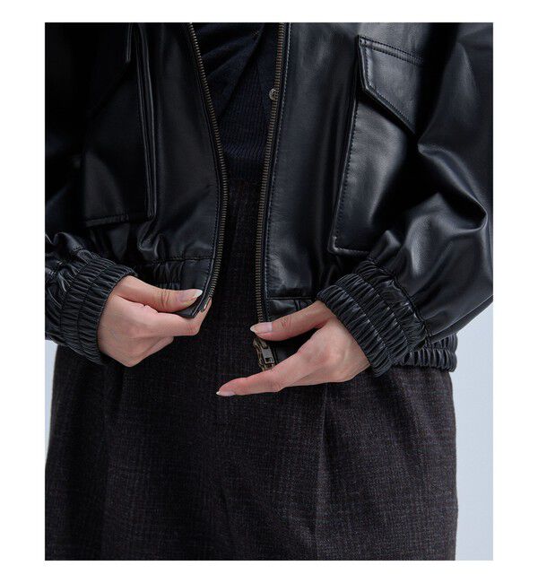 MAAI「Fake Leather Blouson」|ブルゾン・スタジャン|