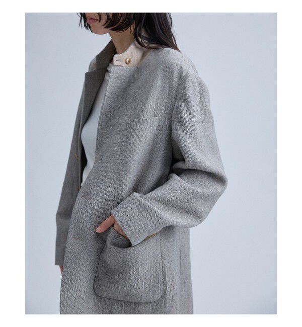 MAAI「Wool Linen Jacket」|テーラードジャケット|GREY