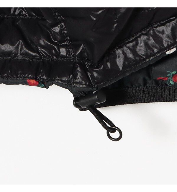 BEAMS SELECTION for WOMEN「DANTON / フラワー プリント インナー ダウン クルーネック ジャケット」|ブルゾン・スタジャン|