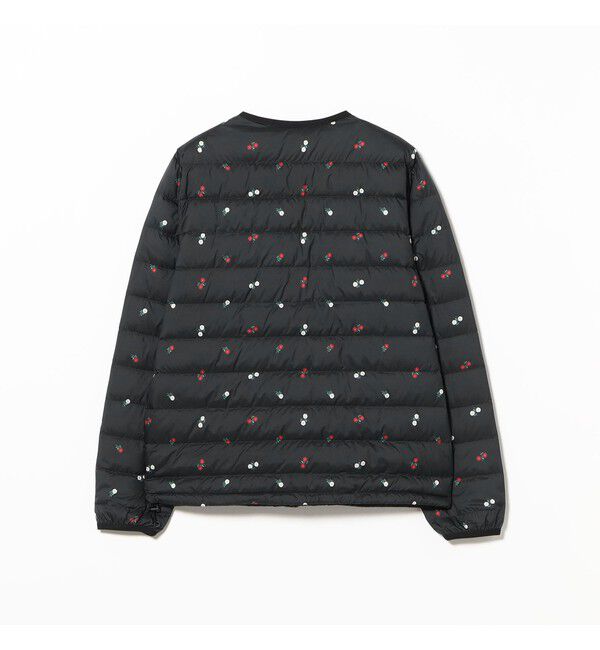 BEAMS SELECTION for WOMEN「DANTON / フラワー プリント インナー ダウン クルーネック ジャケット」|ブルゾン・スタジャン|