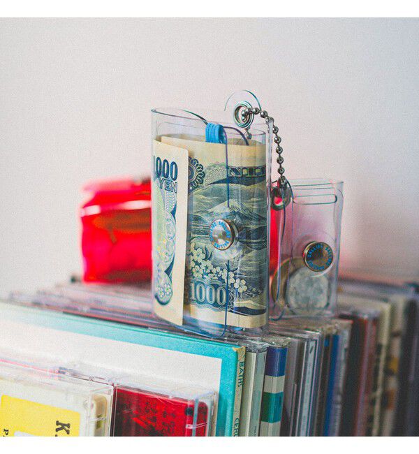 bPr BEAMS「SALLIES / Pocket Pal ミニマル ウォレット」|財布|CLEAR