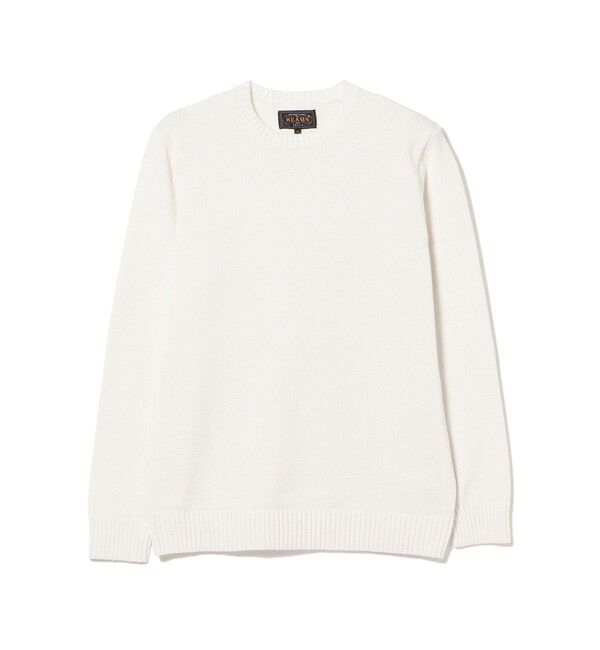BEAMS PLUS「Crew LilyYarn 7G」|ニット・セーター|