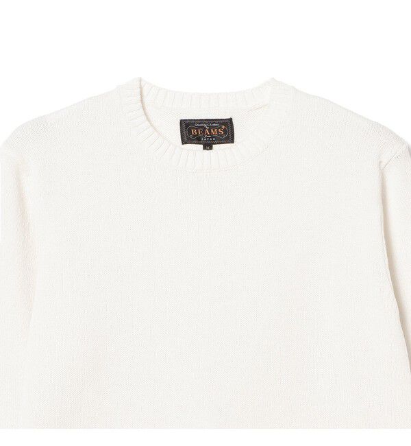 BEAMS PLUS「Crew LilyYarn 7G」|ニット・セーター|