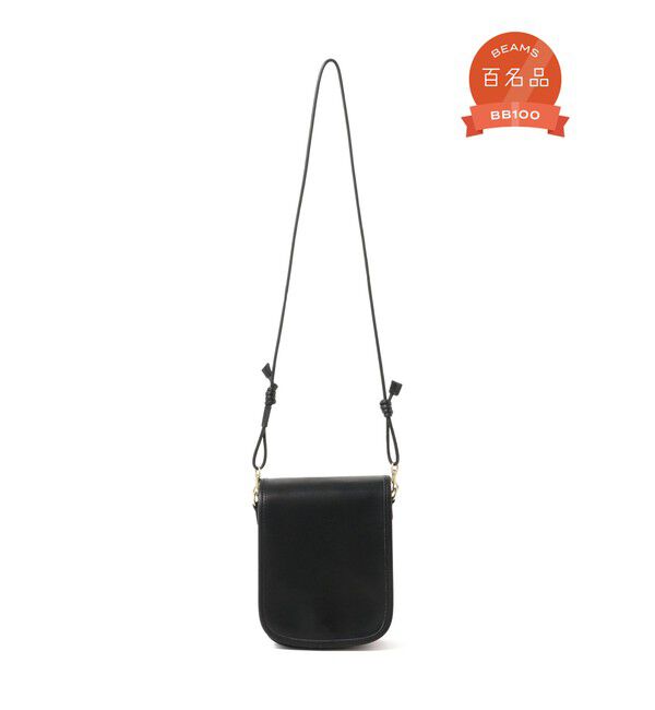 BEAMS「SLOW/ 別注 Flap Shoulder Bag」|トートバッグ|BLACK