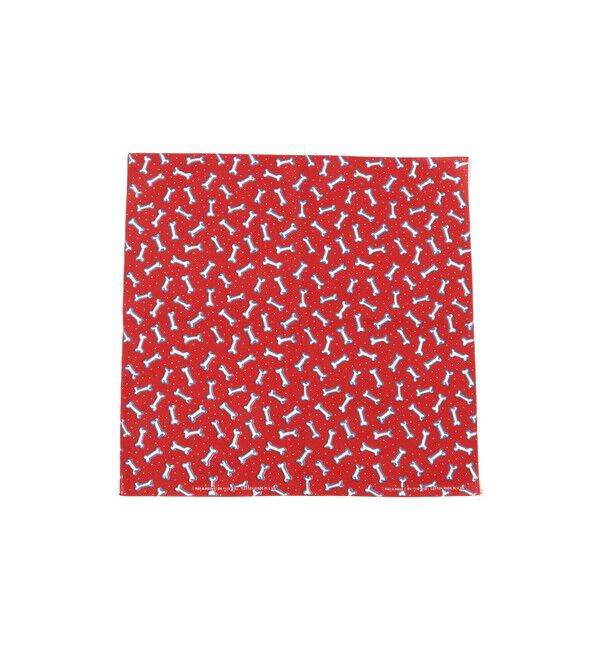 BEAMS「HAV-A-HANK / Print Bndana」|ハンカチ|Tossed_Bones_Red
