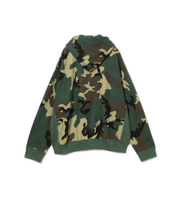 BEAMS「【別注】Champion / リバースウィーブ（R）カモ フルジップ パーカー」|スウェット・ジャージ|