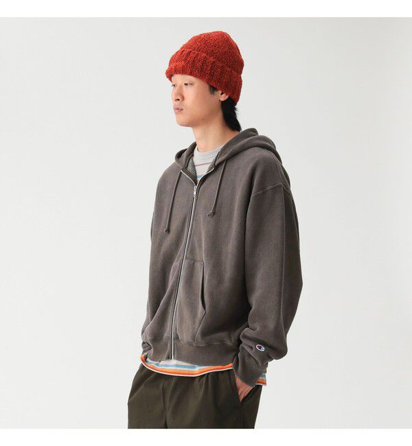 BEAMS「【別注】Champion / リバースウィーブ（R）フルジップ パーカー」|スウェット・ジャージ|