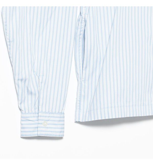 BEAMS「BEAMS|ストライプ ジップアップ シャツ」|シャツ・ブラウス|