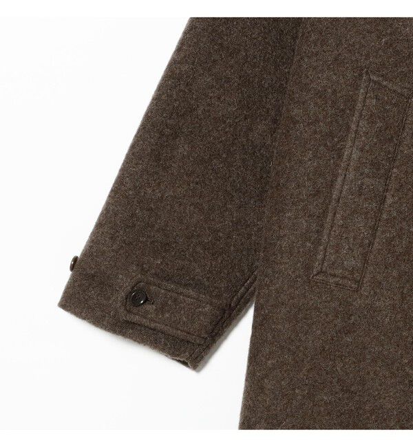 BEAMS「フリース ステンカラーコート」|ダッフルコート|