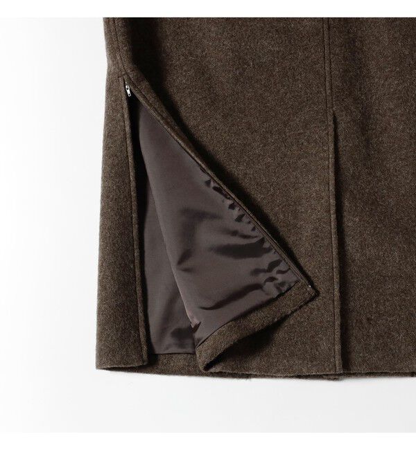 BEAMS「フリース ステンカラーコート」|ダッフルコート|