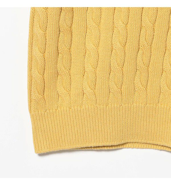 BEAMS PLUS「Knit Polo Cable」|ポロシャツ|