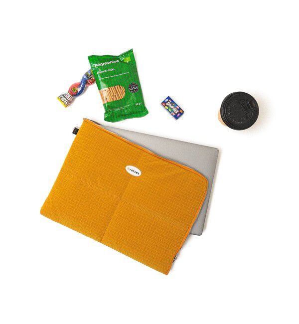 bPr BEAMS「リップストップ PC ケース」|ポーチ|ORANGE