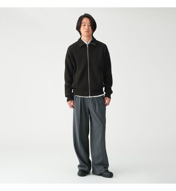 BEAMS「BEAMS｜【別注】FRED PERRY / Drivers Knit 26FW」|ニット・セーター|