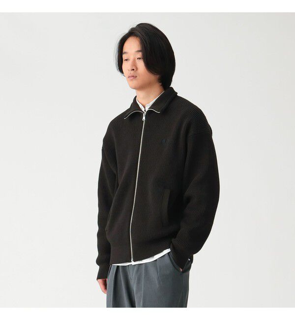 BEAMS「BEAMS｜【別注】FRED PERRY / Drivers Knit 26FW」|ニット・セーター|