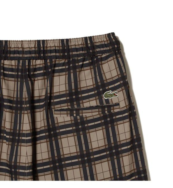 BEAMS「【別注】LACOSTE / Plaid Pants」|チノ|